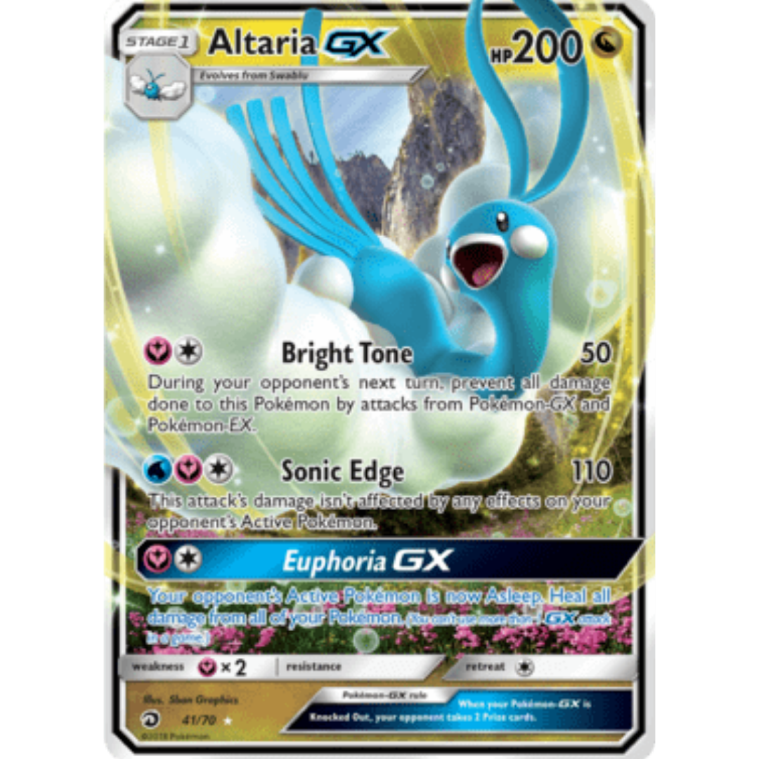 Altaria GX 041/70 - Holofoil Dragon Majesty - Ultra Rare