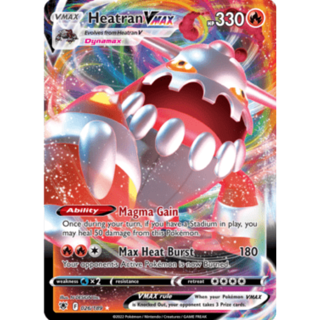 Heatran VMAX 026 - Holofoil SWSH10 Astral Radiance - Ultra Rare