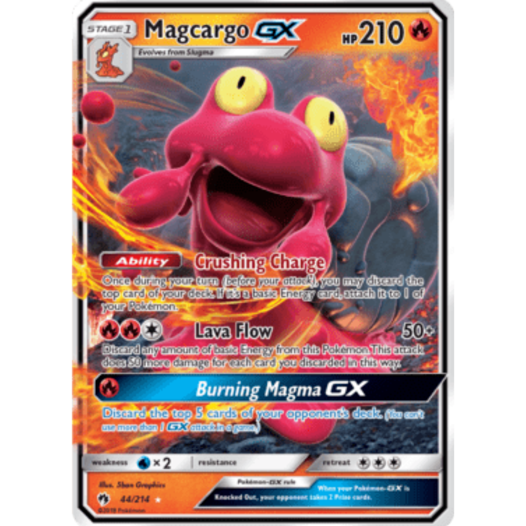 Magcargo GX/214 - Holofoil SM Lost Thunder - Ultra Rare