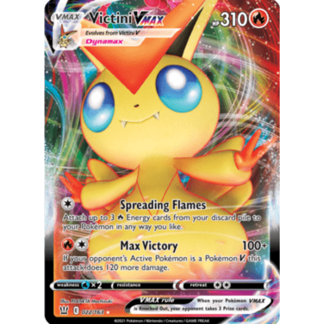 Victini VMAX 022 - Holofoil SWSH05 Battle Styles - Ultra Rare