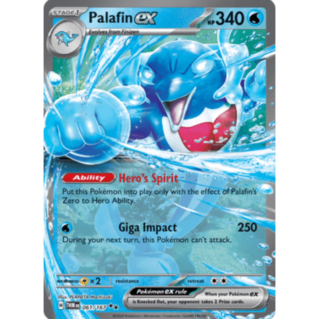 Palafin ex 061/167 - Holofoil SV06 Twilight Masquerade - Double Rare