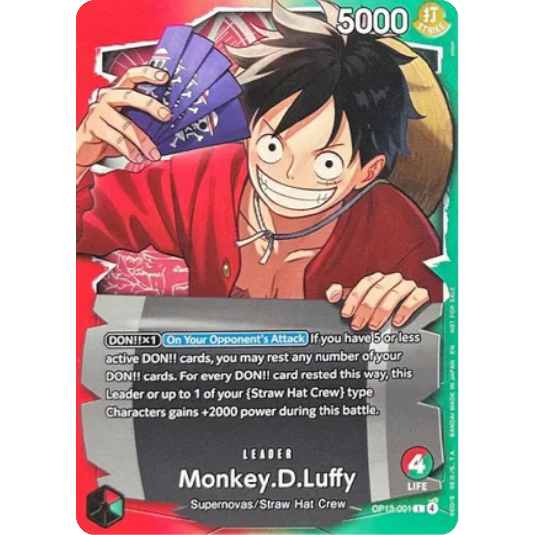 Monkey.D.Luffy - OP13-001 (Ichiban Kuji Exclusive) (OP13-001) - One Piece Promotion Cards