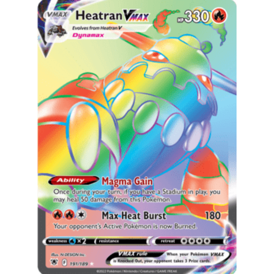Heatran VMAX (Secret) 191 - Holofoil SWSH10 Astral Radiance - Secret Rare