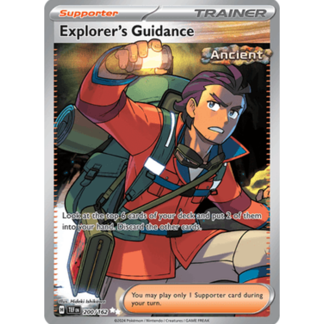 Explorer's Guidance 200/162 - Holofoil SV05 Temporal Forces - Ultra Rare