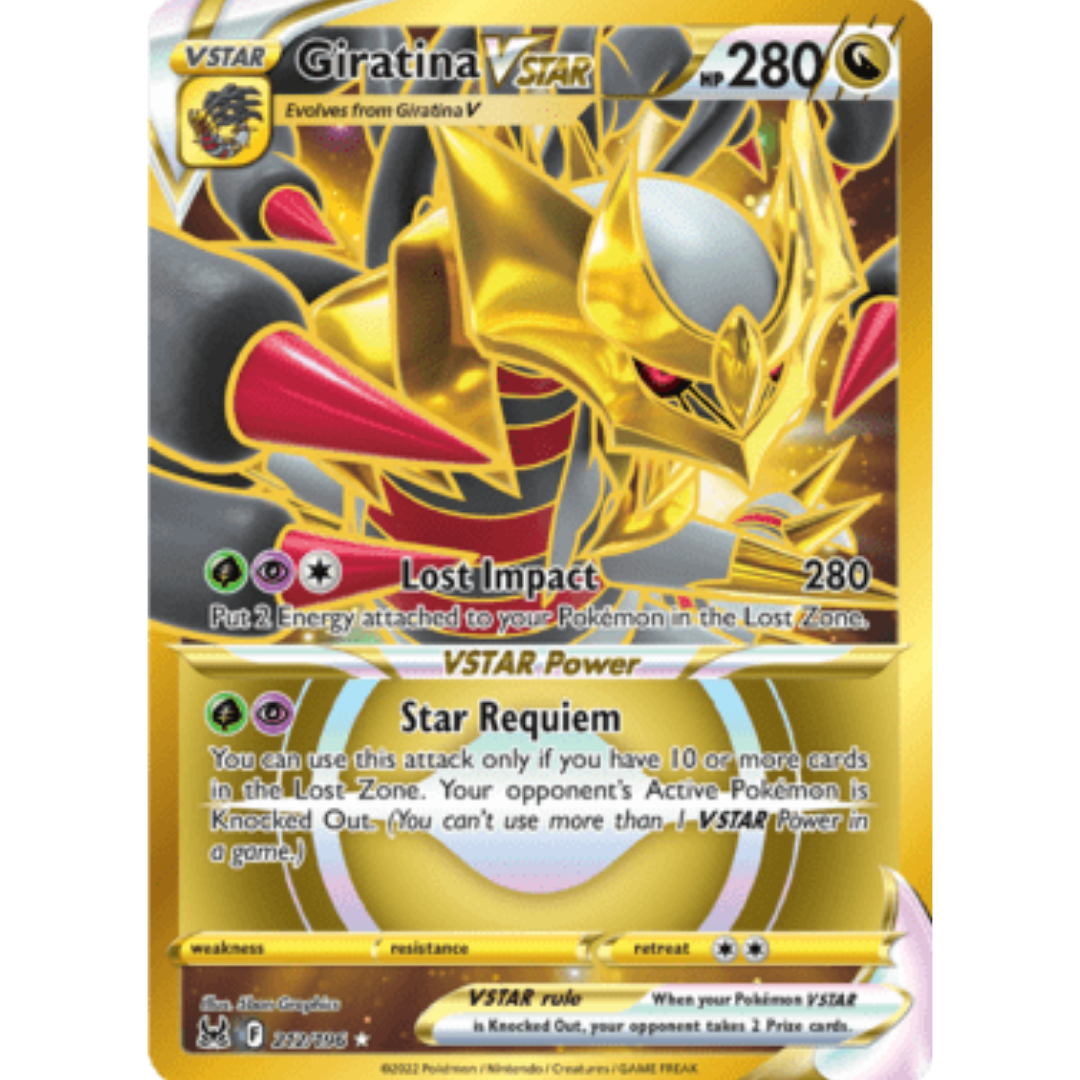 Giratina VSTAR (212) (Secret) 212 - Holofoil SWSH11 Lost Origin - Secret Rare