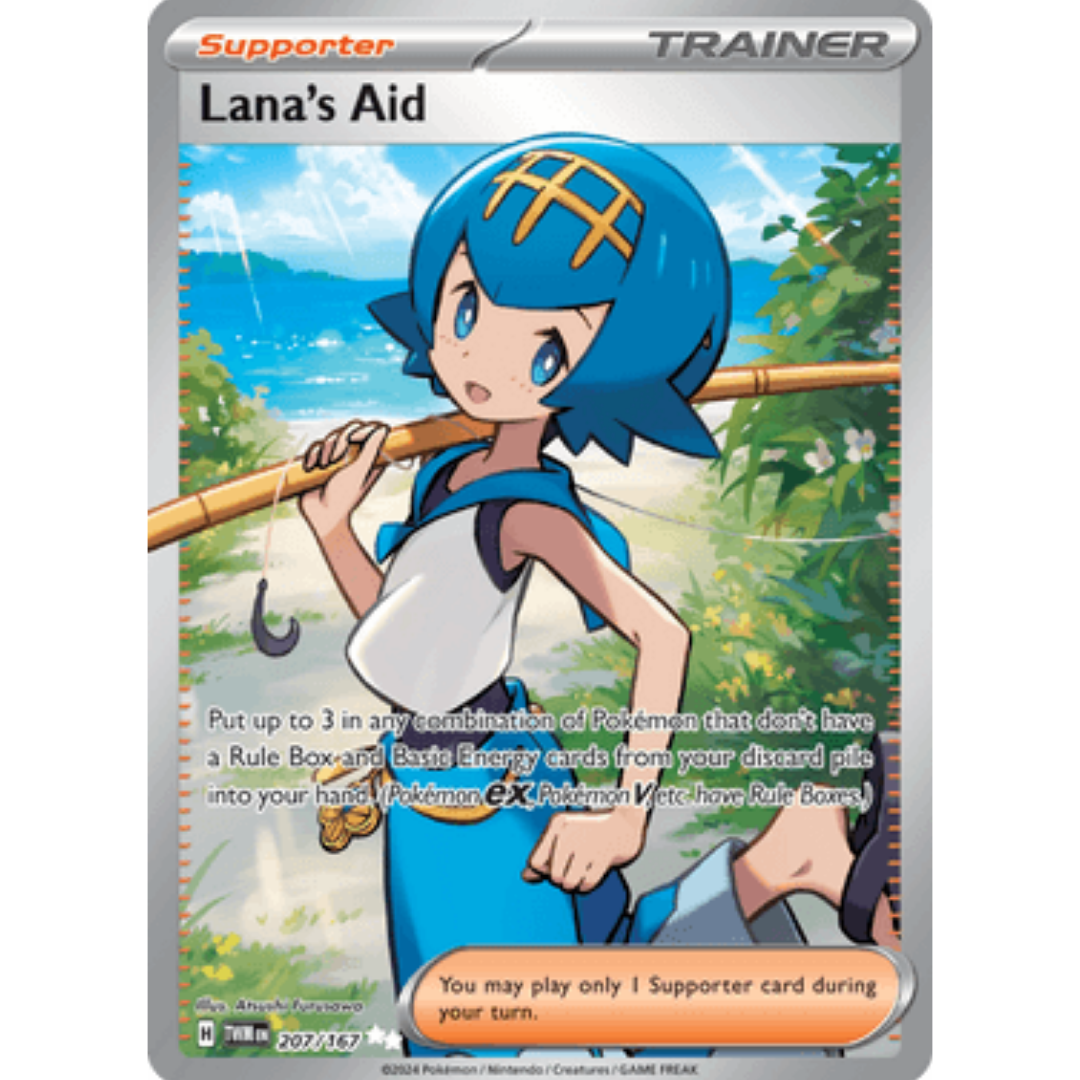 Lana's Aid 207/167 - Holofoil SV06 Twilight Masquerade - Ultra Rare