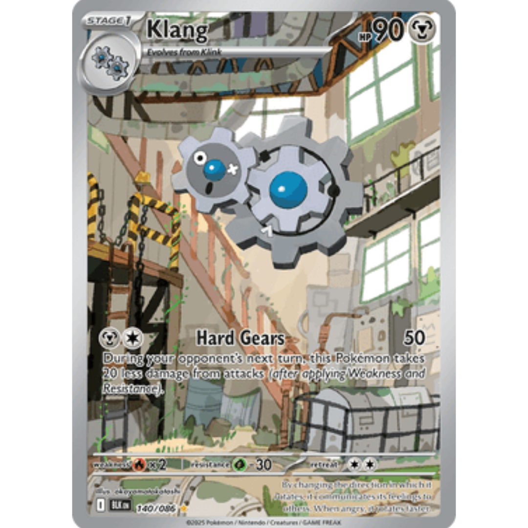 Klang 140/086 - Holofoil SV Black Bolt - Illustration Rare