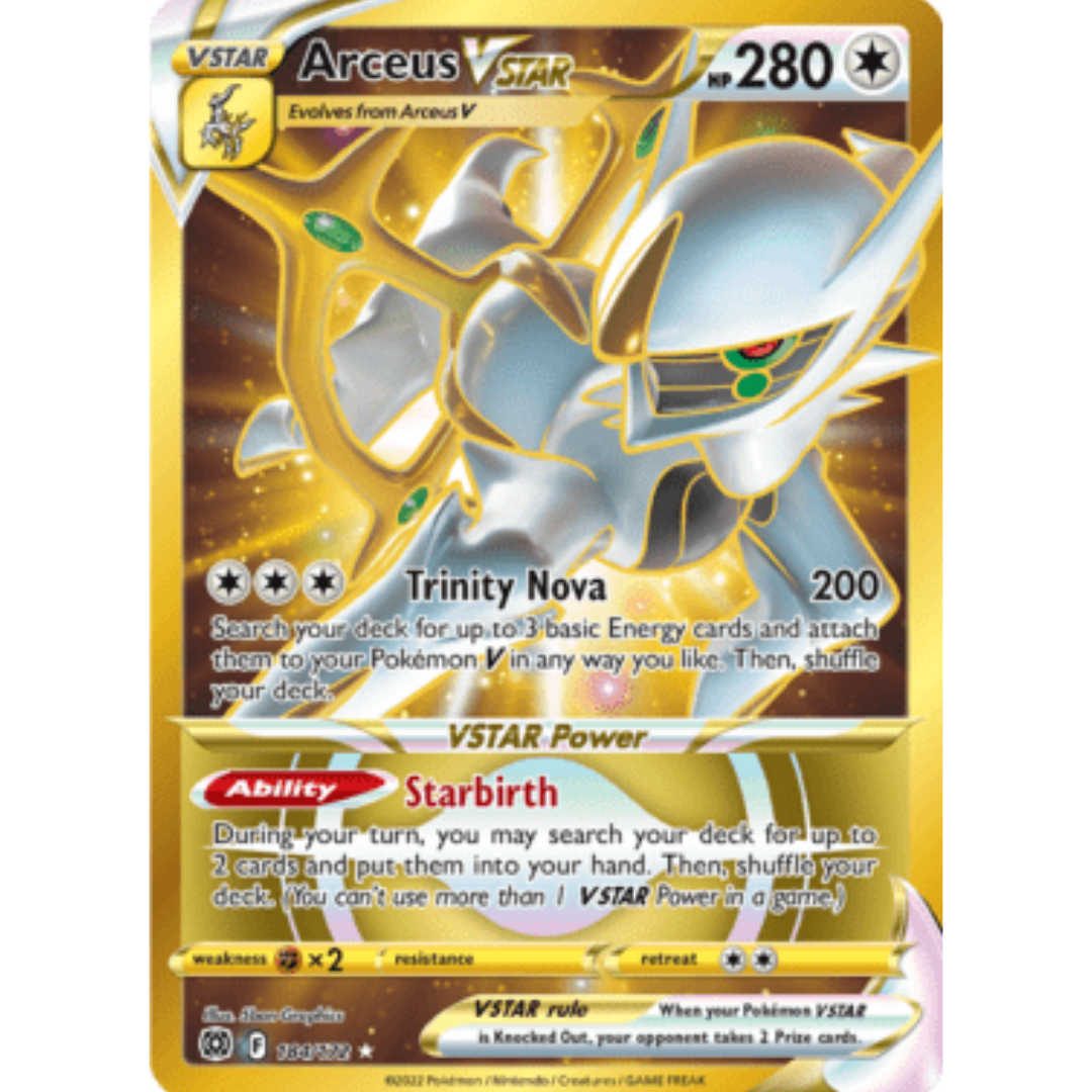 Arceus VSTAR (Secret) (184) 184 - Holofoil SWSH09 Brilliant Stars - Secret Rare