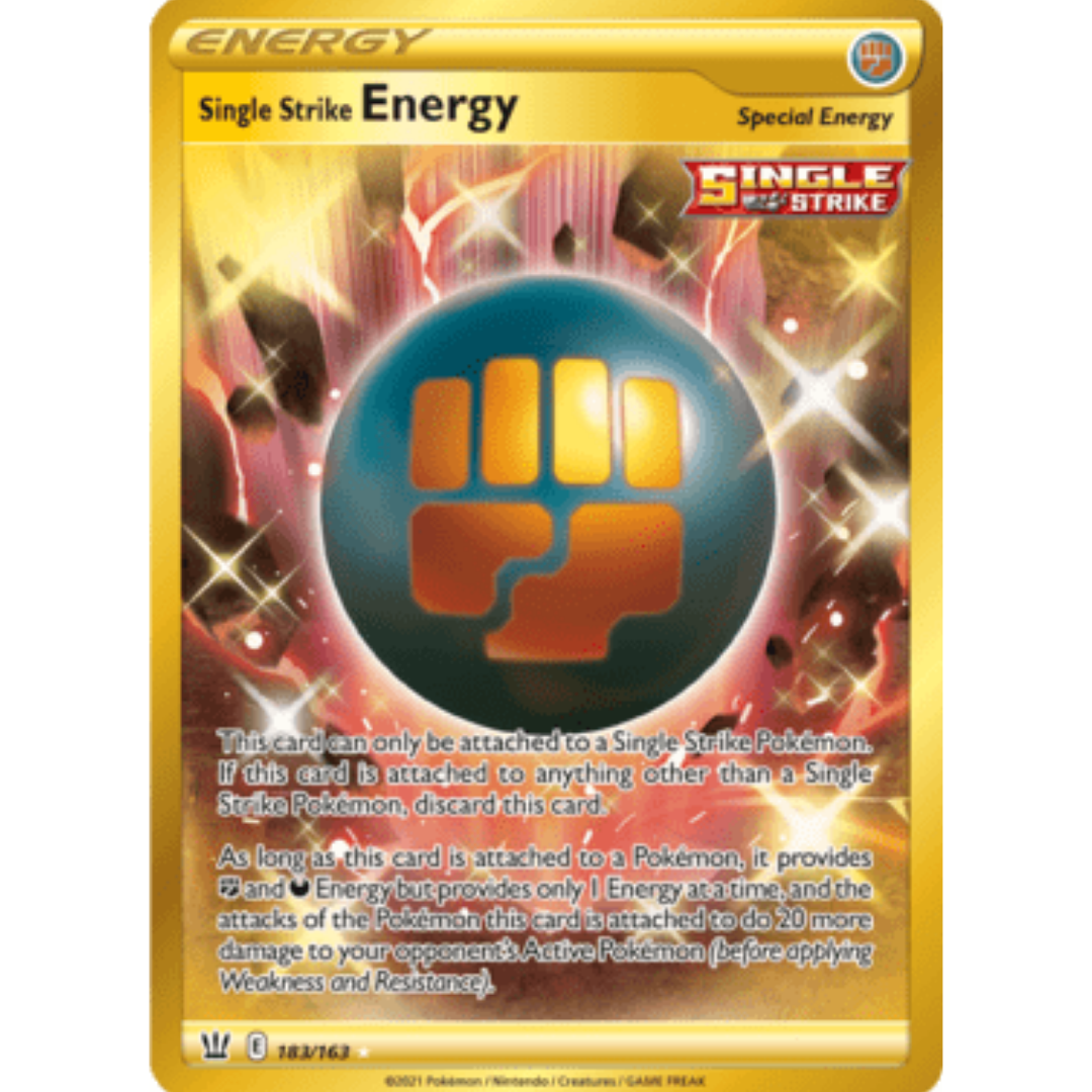 Single Strike Energy (Secret) 183 - Holofoil SWSH05 Battle Styles - Secret Rare