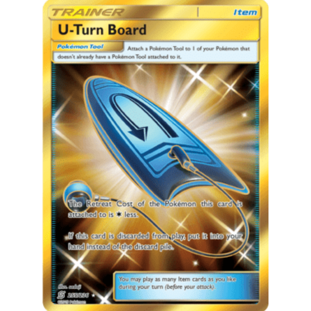 U-Turn Board (Secret) 255 - Holofoil SM Unified Minds - Secret Rare