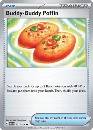 Buddy-Buddy Poffin 101 - Reverse Holofoil SV Prismatic Evolutions - Uncommon
