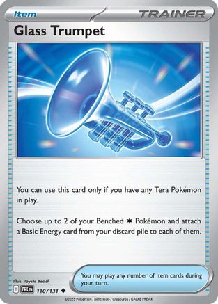 Glass Trumpet 110 - Reverse Holofoil SV Prismatic Evolutions - Uncommon