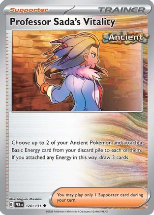 Professor Sada's Vitality 120 SV Prismatic Evolutions - Uncommon
