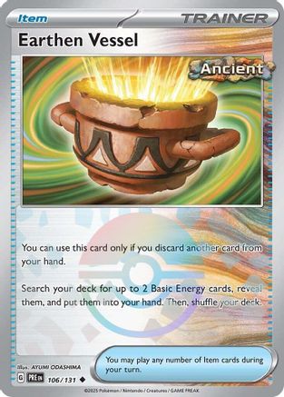 Earthen Vessel (Poke Ball Pattern) 106 - Holofoil SV Prismatic Evolutions - Uncommon
