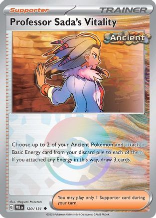 Professor Sada's Vitality (Poke Ball Pattern) 120 - Holofoil SV Prismatic Evolutions - Uncommon