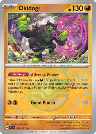 Okidogi (Master Ball Pattern) 057 - Holofoil SV Prismatic Evolutions - Rare