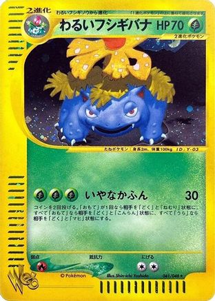 Dark Venusaur (041/048) - Pokemon Web 1st Edition Holofoil