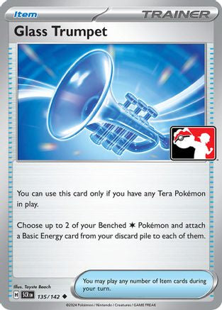 Glass Trumpet 135/142 - Holofoil Prize Pack Series Cards - Uncommon