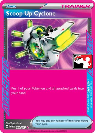 Scoop Up Cyclone 162 - Holofoil Prize Pack Series Cards - ACE SPEC Rare
