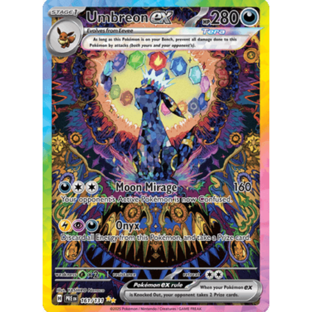 Umbreon ex 161/131 - Holofoil SV Prismatic Evolutions - Special Illustration Rare