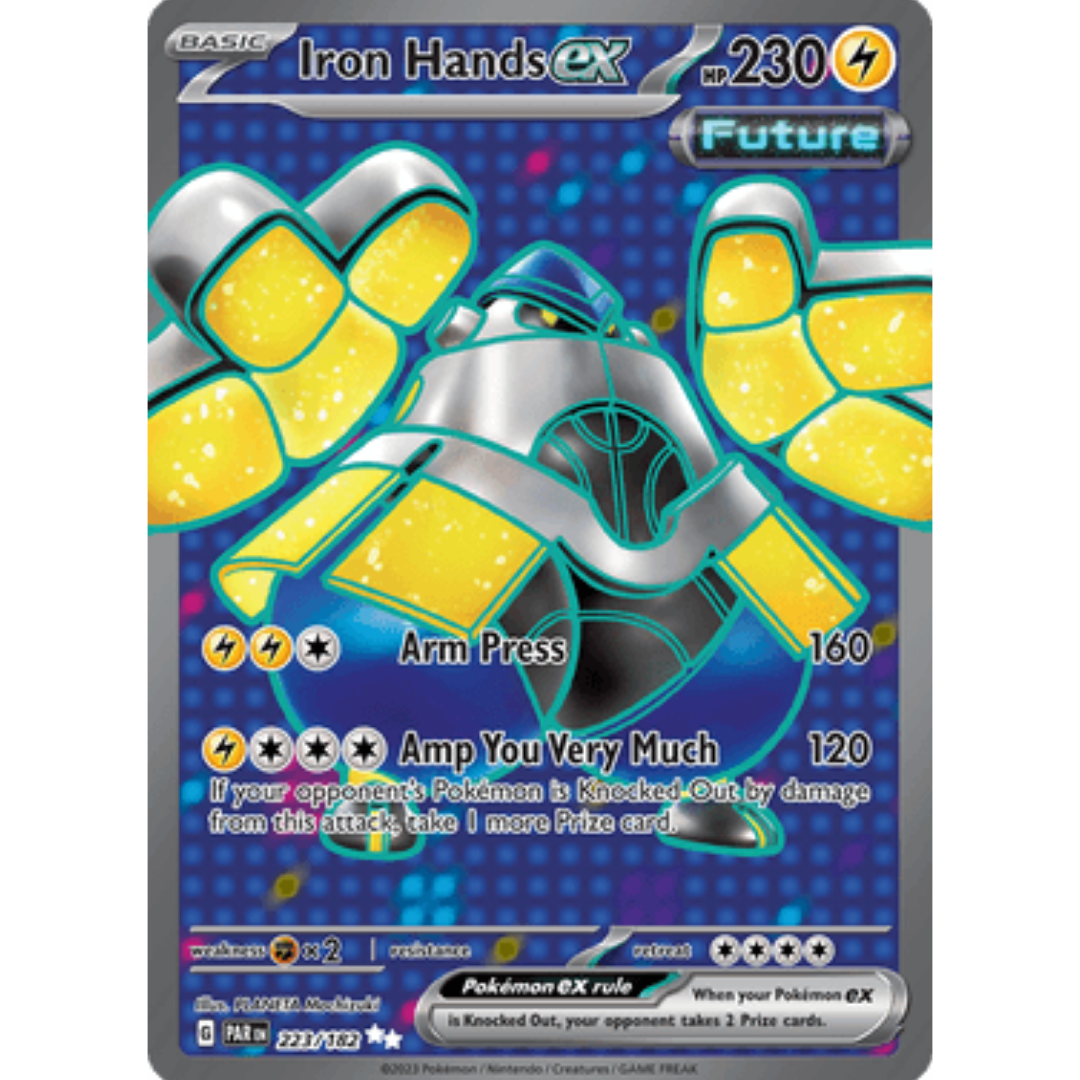 Iron Hands ex 223/182 - Holofoil SV04 Paradox Rift - Ultra Rare