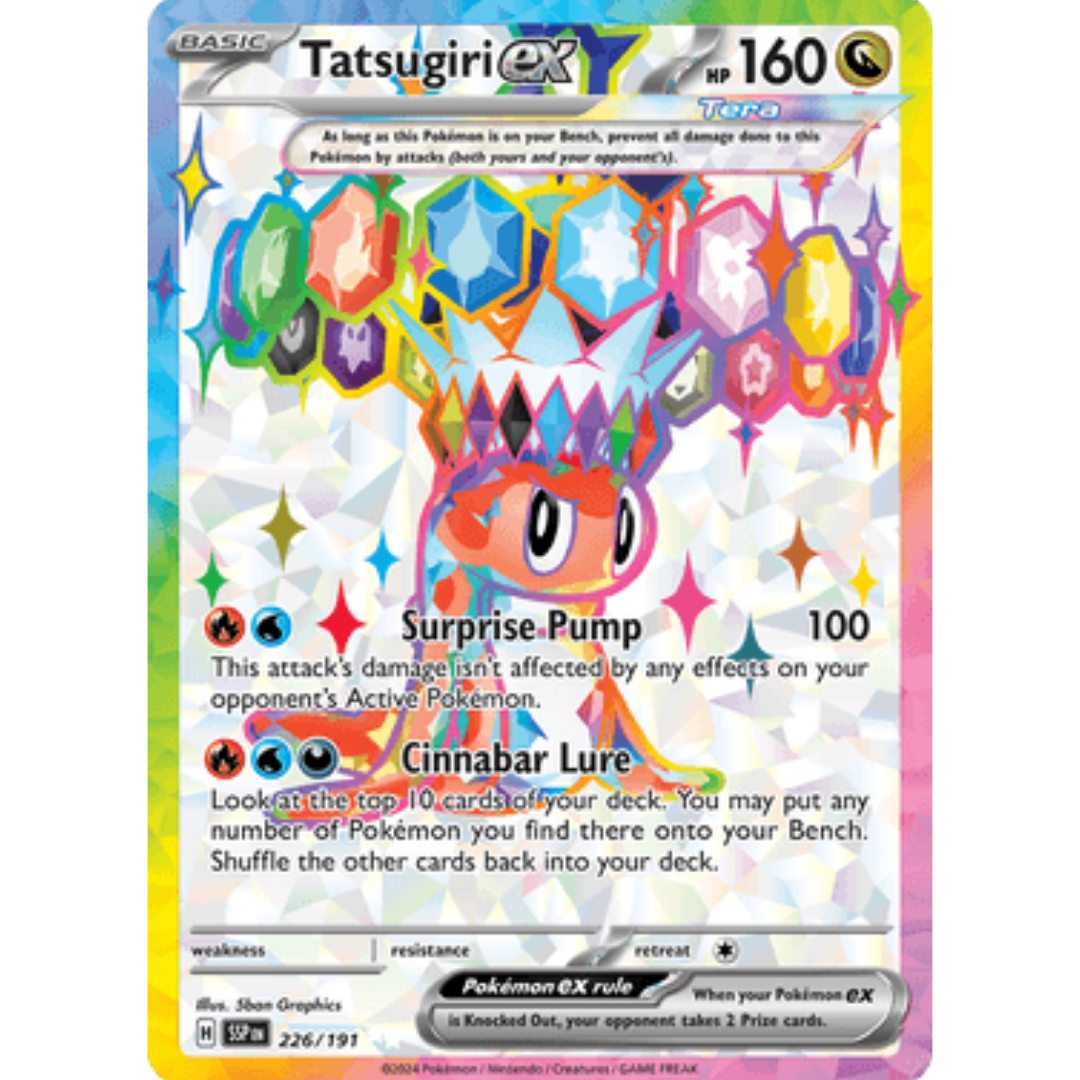 Tatsugiri ex 226/191 - Holofoil SV08 Surging Sparks - Ultra Rare