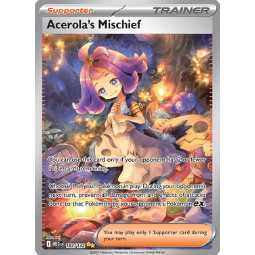 Acerola's Mischief 183/132 - Holofoil ME01 Mega Evolution - Special Illustration Rare
