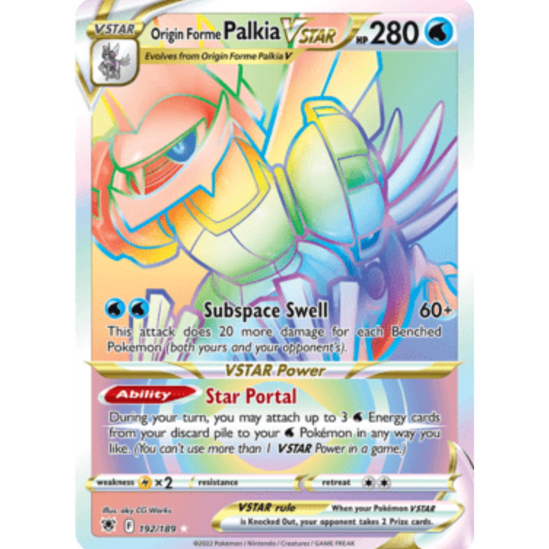 Origin Forme Palkia VSTAR (Secret) (192) 192 - Holofoil SWSH10 Astral Radiance - Secret Rare