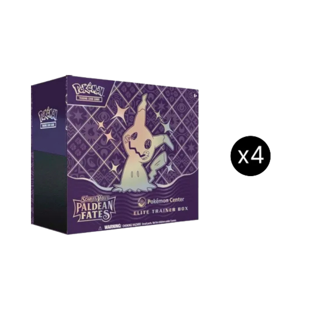 Paldean Fates Pokemon Center Elite Trainer Box (Exclusive) Case