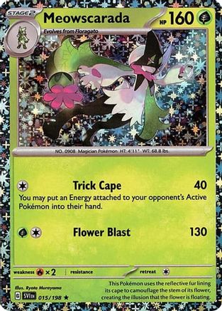 Meowscarada 015/198 - Holofoil Miscellaneous Cards & Products - Rare