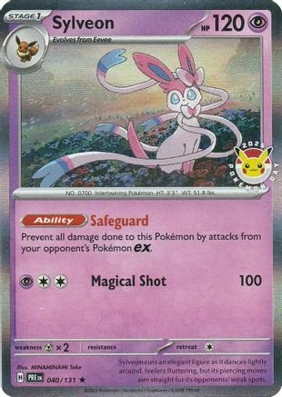 Sylveon 040/131 - Holofoil Miscellaneous Cards & Products - Rare