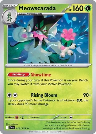 Meowscarada 018 - Holofoil SV09 Journey Together - Rare