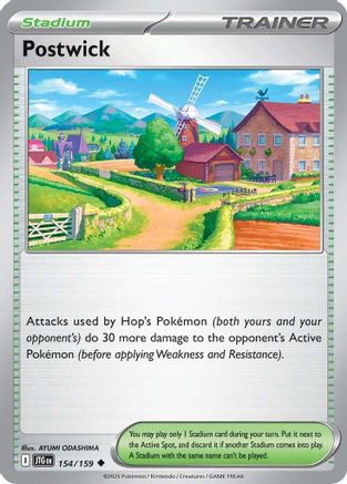 Postwick 154 - Reverse Holofoil SV09 Journey Together - Uncommon