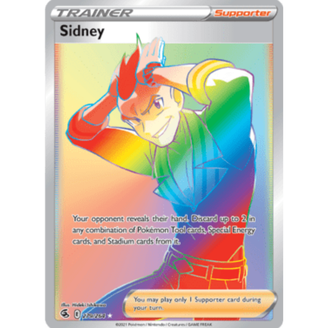 Sidney (Secret) 279 - Holofoil SWSH08 Fusion Strike - Secret Rare