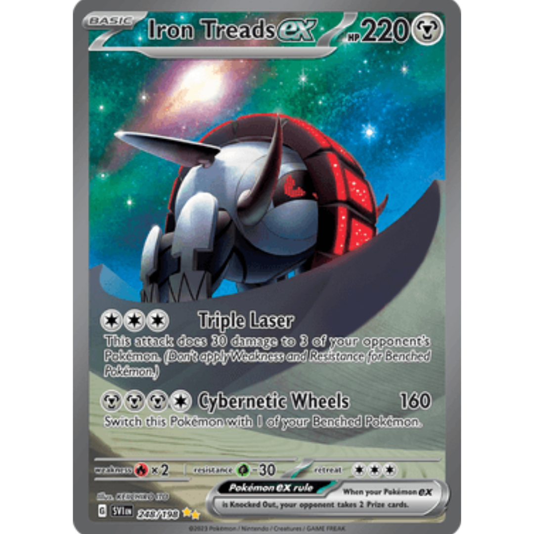 Iron Treads ex 248/198 - Holofoil SV01 Scarlet & Violet Base Set - Special Illustration Rare