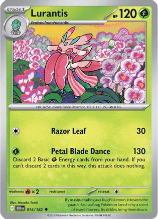Lurantis 014 - Reverse Holofoil SV10 Destined Rivals - Uncommon