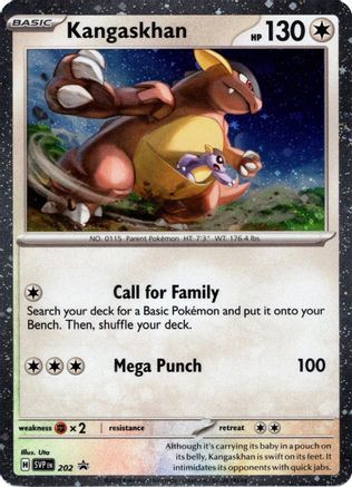 Kangaskhan 202 - Holofoil SV Scarlet & Violet Promo Cards - Holo Rare