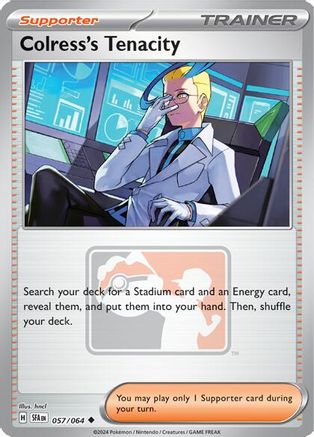 Colress's Tenacity 057 - Reverse Holofoil League & Championship Cards - Promo