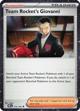 Team Rocket's Giovanni (Cosmos Holo) 174 - Holofoil Miscellaneous Cards & Products - Uncommon