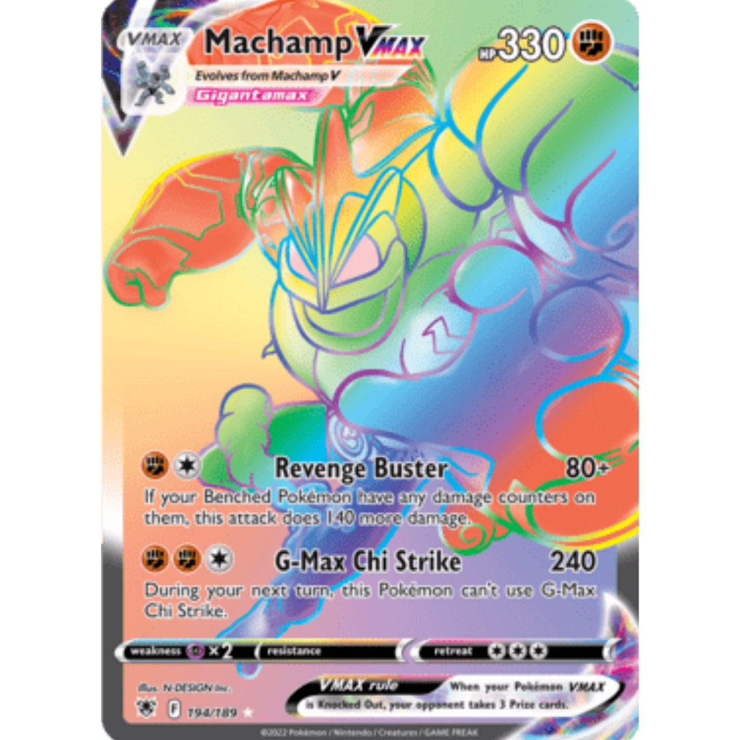 Machamp VMAX (Secret) 194 - Holofoil SWSH10 Astral Radiance - Secret Rare