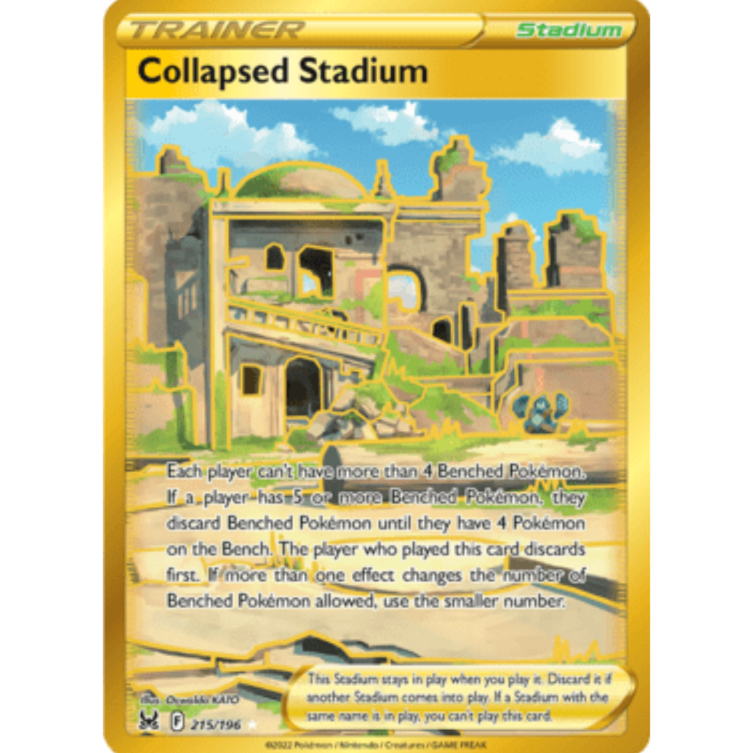 Collapsed Stadium (Secret) 215 - Holofoil SWSH11 Lost Origin - Secret Rare