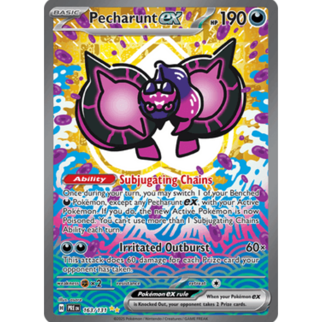Pecharunt ex 163 - Holofoil SV Prismatic Evolutions - Special Illustration Rare