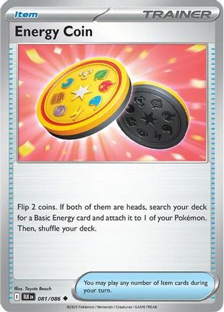 Energy Coin 081 SV Black Bolt - Uncommon