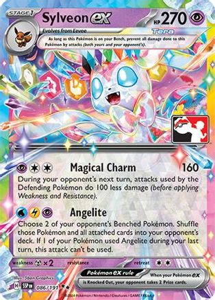Sylveon ex 086 - Holofoil Prize Pack Series Cards - Double Rare