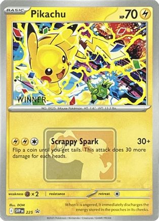Pikachu 225 SV Scarlet & Violet Promo Cards - Promo