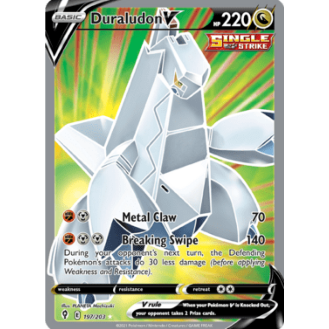 Duraludon V (Full Art) 197 - Holofoil SWSH07 Evolving Skies - Ultra Rare