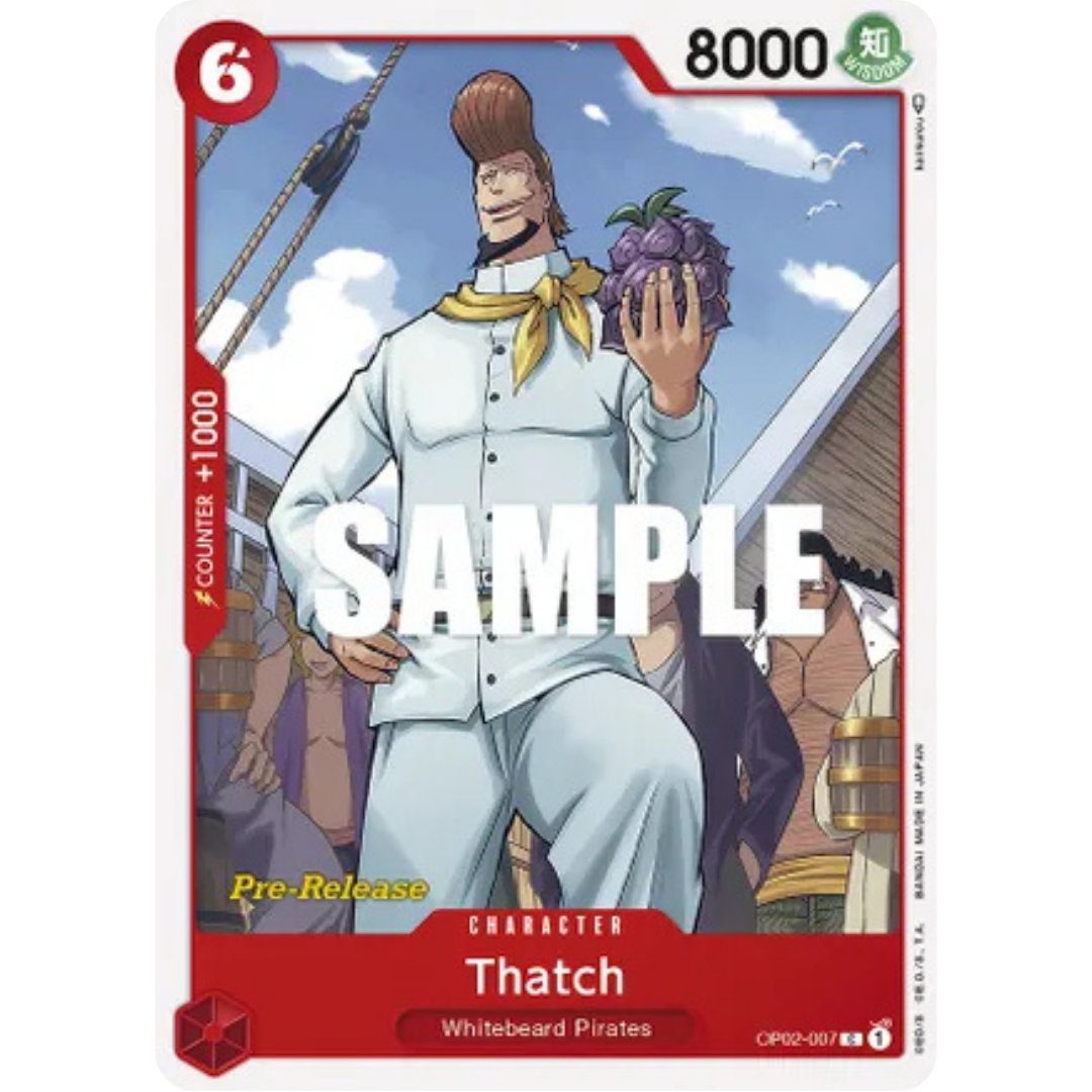 Thatch (OP02-007) - Paramount War Pre-Release Cards