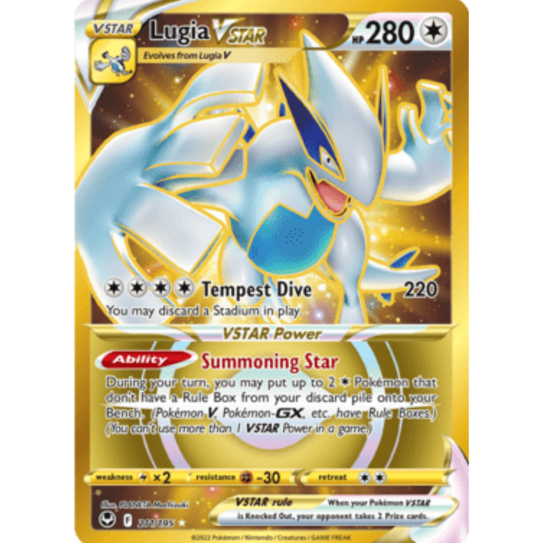 Lugia VSTAR (Secret) (211) 211 - Holofoil SWSH12 Silver Tempest - Secret Rare