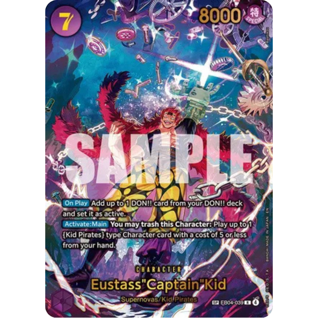 Eustass"Captain"Kid - EB04-039 (SP) (EB04-039) - The Azure Sea's Seven Foil