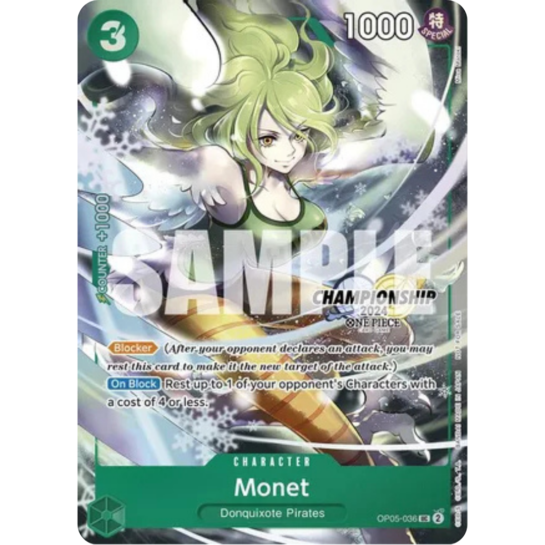 Monet (CS 2024 Event Pack Finalist) (OP05-036) - One Piece Promotion Cards Foil